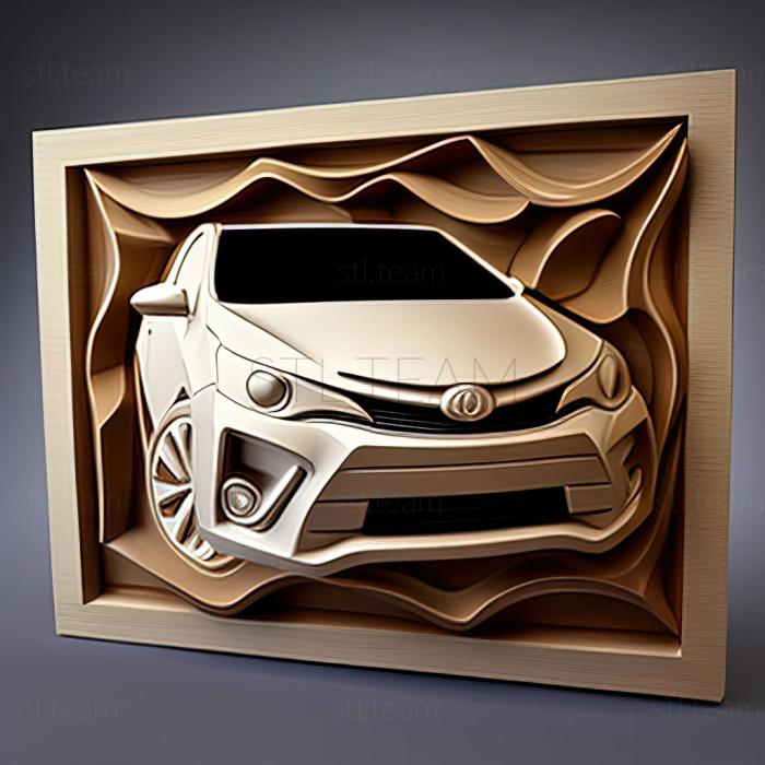 3D model Toyota Avensis (STL)